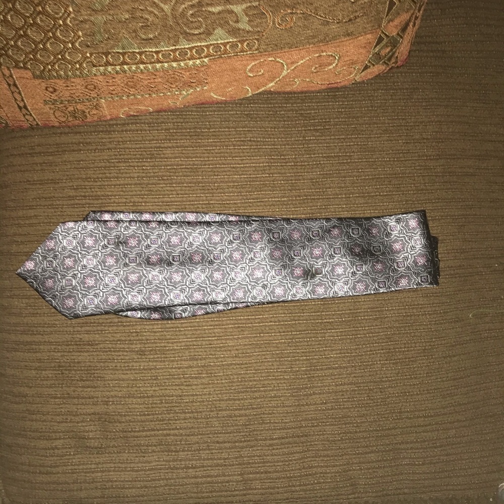 💜Vintage Pronto Uomo Silk Tie Vintage🌺 - Picture 2 of 4